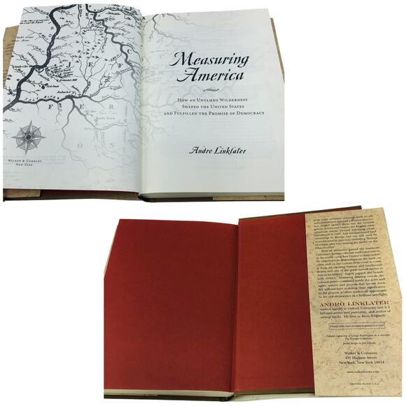 Measuring America by Andro Linklater 2002 Walker Publishing Hardcover Book - Picture 6 of 14